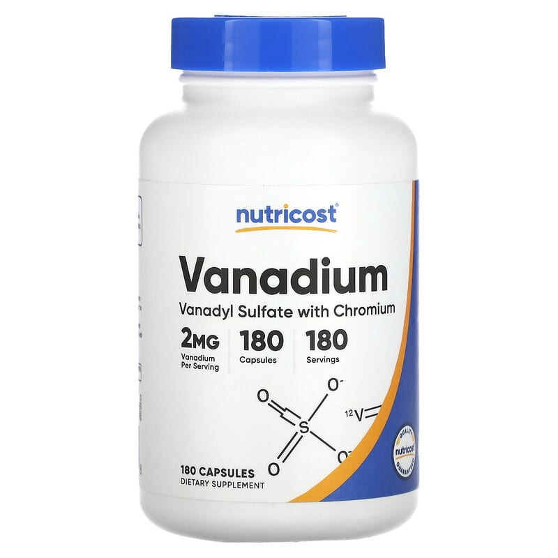 뉴트리코스트 크롬 바나듐 바나디움 크로뮴 Vanadium <b>Chromium</b> 180캡슐