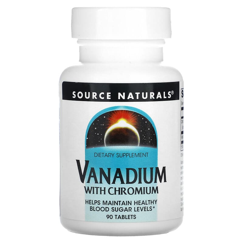 소스내추럴스 크롬 바나듐 크로뮴 바나디움 Vanadium <b>Chromium</b> 90정