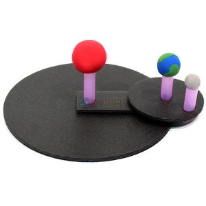 지구와 달의운동 모형(5색점토)(5인세트)교과서 6학년 태양계 모형 관찰실험 목성 토성 지구