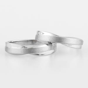 [925 실버] 메리엘 커플링 반지 레이어드 우정반지