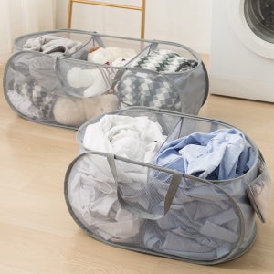 빨래 옮김 바구니 드럼 세탁기 빨래 꺼내기 접이식 세탁물 꺼내는 수거함