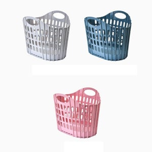 빨래 옮김 바구니 드럼 세탁기 빨래 꺼내기 접이식 세탁물 꺼내는 수거함