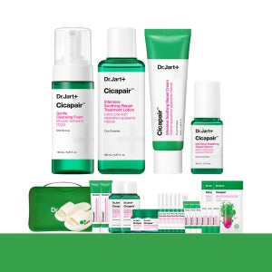 [진정케어세트] 민감한 피부를 잠재우는 시카페어 진정 루틴 케어 (클렌징/트리트먼트/세럼/크림) (+단독증정)