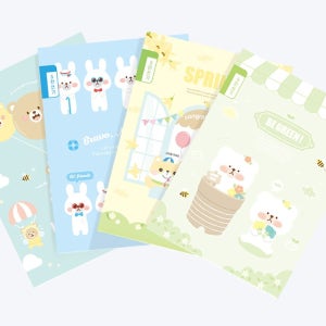 [10권세트] 초등학생 5칸 쓰기 공책 1학년 왕칸 한글 연습 바른 글씨 교정 학교 준비물