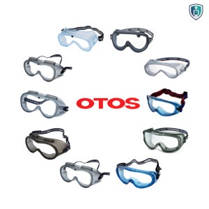 OTOS 오토스 고글 보안경 눈보호 산업용 김서림방지 투명 마스크겸착용 렌즈교환가능