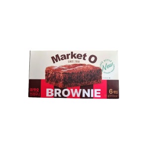 오리온 마켓오 브라우니 120g 6개입 1통
