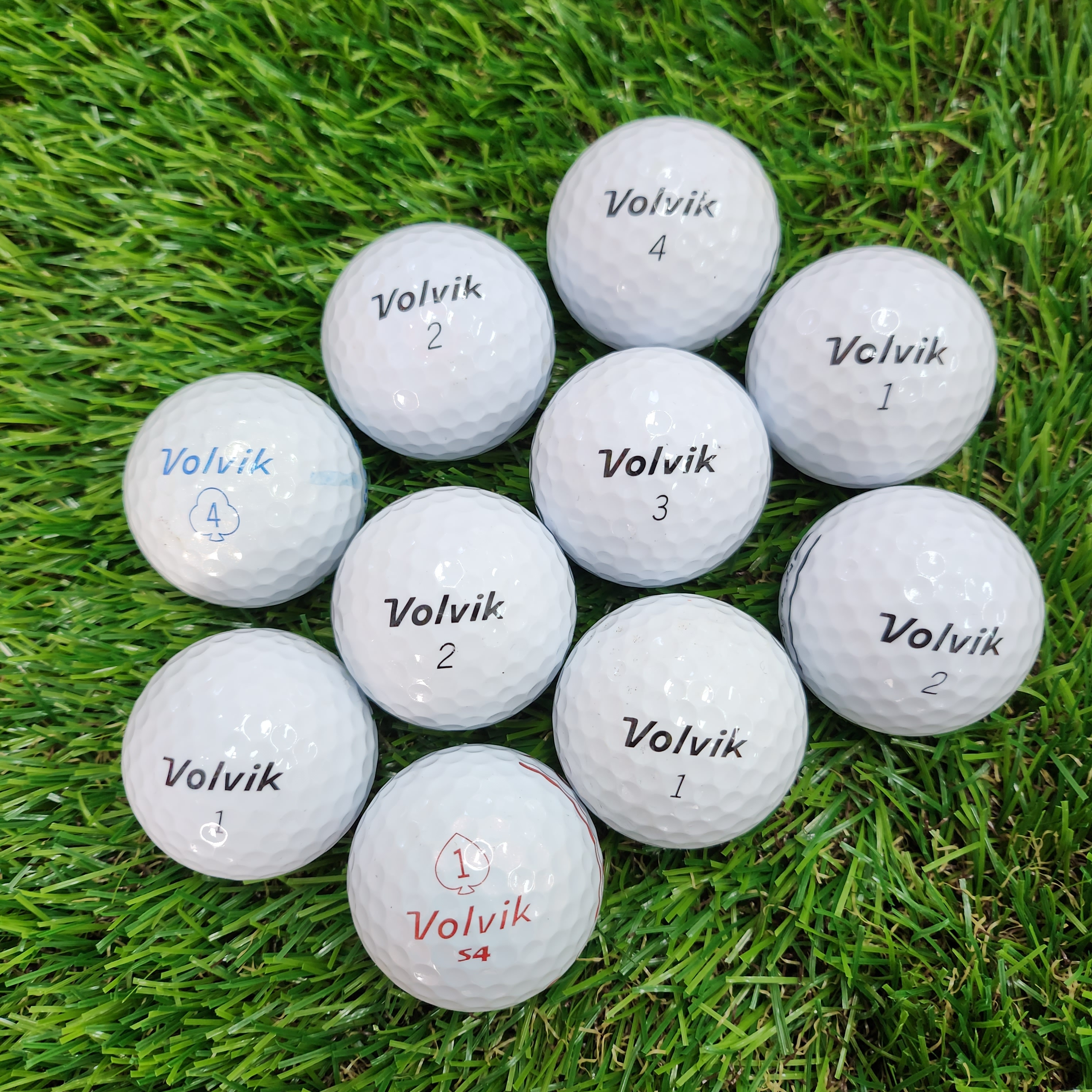 볼빅 화이트 A-급 로스트볼 10개