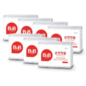 비앤비 사각면봉 200P X7개