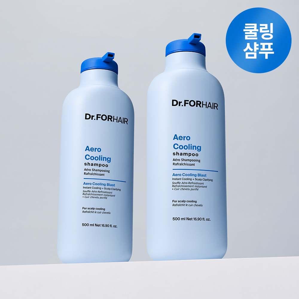 닥터포헤어 딥 클린 탈모완화 쿨링 샴푸 500mlx2