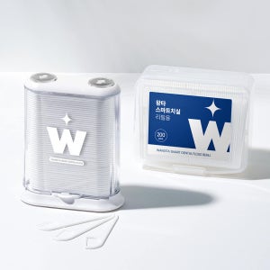 왕타 스마트 치실 400개입 리필용 대용량 일회용 어금니