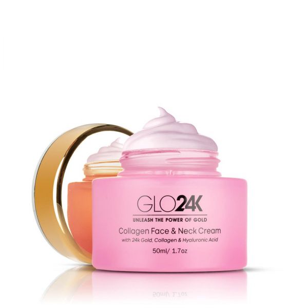 GLO24K 언리쉬 더파워 <b>오브</b> 골드 <b>콜라겐</b> 페이스 &amp; 넥 크림
