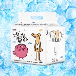 오로라 러버스핏 팬티형 기저귀 1팩 체험팩 퀵에어드라이 여름기저귀 썸머 대형, 24매