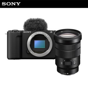 소니 카메라 ZV-E10M2 블랙 (ZV-E10M2/B) + SELP18105G 줌렌즈 패키지 / 공식대리점 브이로그 알파