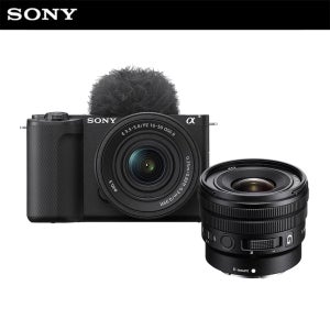 소니 카메라 ZV-E10M2K 블랙 (SELP16502 렌즈킷) + SELP1020G 줌렌즈 패키지 / 공식대리점 브이로그 알파
