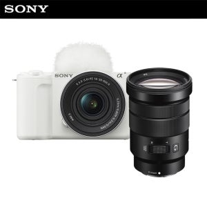 소니 카메라 ZV-E10M2K 화이트 (SELP16502 렌즈킷) + SELP18105G 줌렌즈 패키지 /공식대리점 브이로그 알파