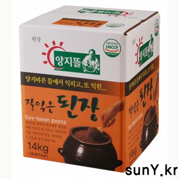 양지뜰 잘익은 된장 14kg