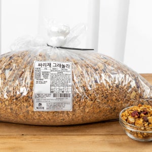 싸리재 국산 귀리 수제 그래놀라, 저당 통곡물 오트밀 씨리얼 그레놀라 3kg, 1개