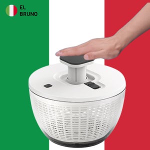 야채탈수기 반자동 펌프형 엘브루노 샐러드 스피너 채소 탈수기 짤순이 1-2인용