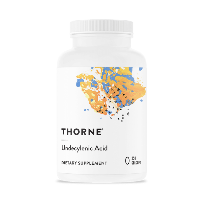 Thorne Undecylenic Acid(쏜리서치 <b>운데실렌산</b>) 50g 250 Capsules