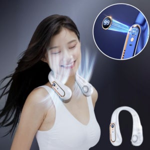 급속 냉각 넥밴드 목 선풍기 목에 거는 쿨링 넥밴드 에어컨 넥쿨러