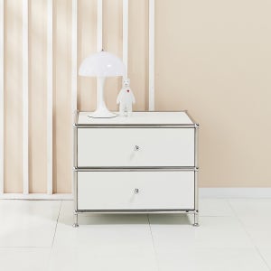 로쏘 안드레 모듈 스틸 낮은 2단 서랍장 600