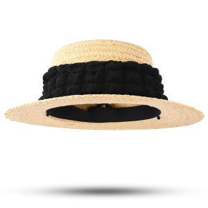 국내제작 천연소재 라피아햇 여름 여성 밀집 밀짚모자 자외선차단 중절모 파나마햇