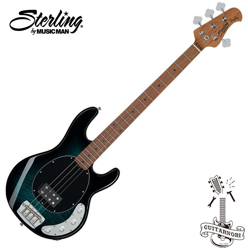 Music Man Ray34FM, TEAL Sterling By Musicman 스털링 베이스기타