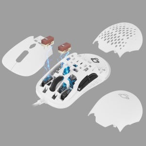 [Refurbished /리퍼] 지클릭커 슈퍼히어로 OP90 벤투스 유선 게이밍 커스텀마우스