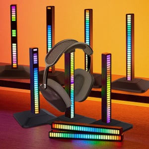 헤드셋 LED 거치대 게이밍 헤드폰거치대 에어팟맥스 소니 스탠드 걸이