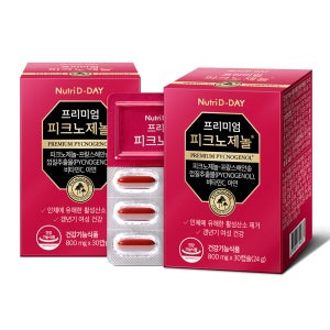 뉴트리디데이 갱년기 프리미엄 피크노제놀 2박스 총2개월분