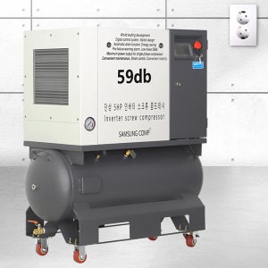 인버터 저소음 단상 3750W 220볼트 스크류 인버터 콤프레샤 지식산업센터 아파트형공장 적합
