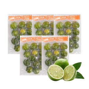산들네이처 라임 냉동과일 열대과일 5kg (1kg x 5봉)