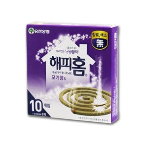 유한양행 해피홈 모기향S 10개입