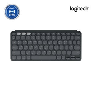 로지텍코리아 공식 Keys-to-go 2 for iPad 무선 키보드 그래파이트, 팬터그래프(Pantograph)