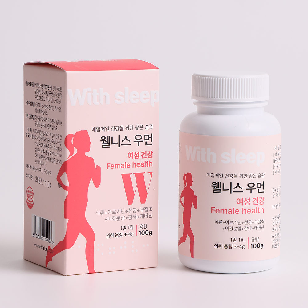 위드슬립 웰니스<b>우먼</b> <b>여성 건강</b>증진 영양 케어 2박스 감태<b>추출물</b> <b>석류</b>농축분말 L-아르기닌
