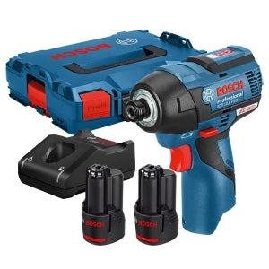 보쉬 GDR10.8V-EC 충전 임팩드릴 드라이버 10.8V 2.0Ah 배터리 2개 세트