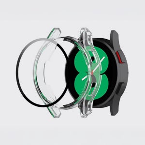 우먼스9999 갤럭시 워치7 호환 강화유리 풀커버 케이스