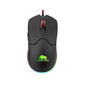 라이노기어 유선 게이밍 마우스 RG-GM300 RGB 블랙