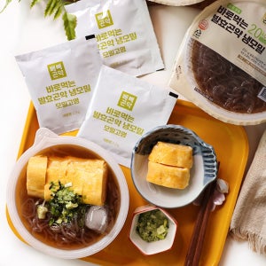 [육수에 담겨 간편하게 바로먹는 70kcal] 발효곤약 냉모밀 350g x 8팩