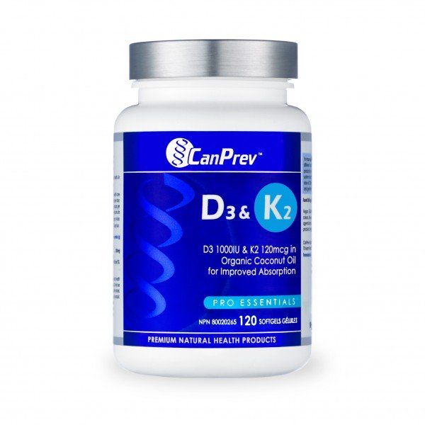 <b>캔프레브</b> 비타민 D3+K2 120정 (CanPrev Vitamin D3+K2 120caps)