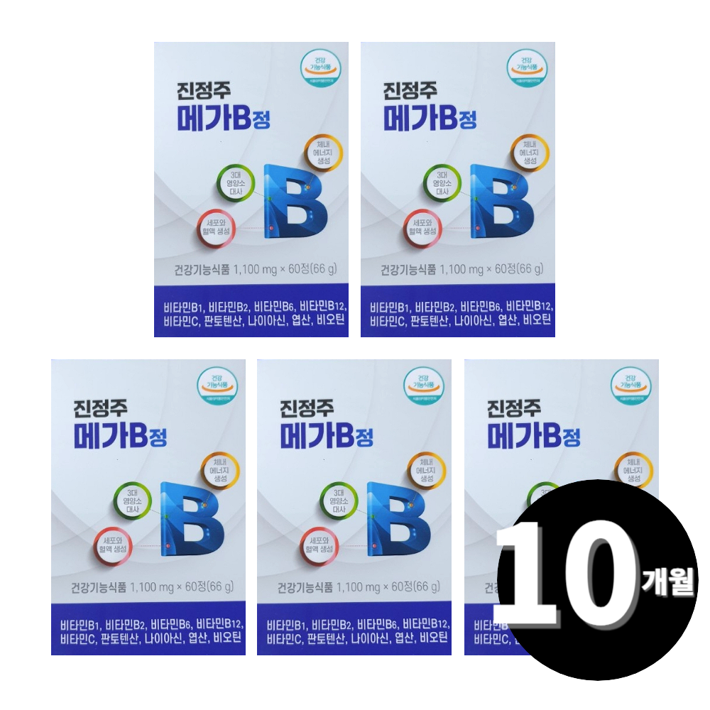 <b>진정주 메가B</b> 정 비타민B 총 10개월분