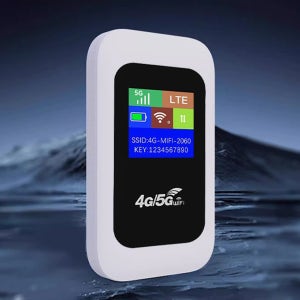 1+1 휴대용 무선 와이파이 1500Mbps 공유기 5G wifi6/10000mAh