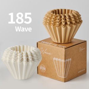 웨이브 커피필터 커피여과지 185 B100매 블루보틀 오리가미 칼리타 드리퍼 핸드드립필터