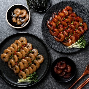 100% 간장/양념 순살 깐 새우 400g외1종 당일제조