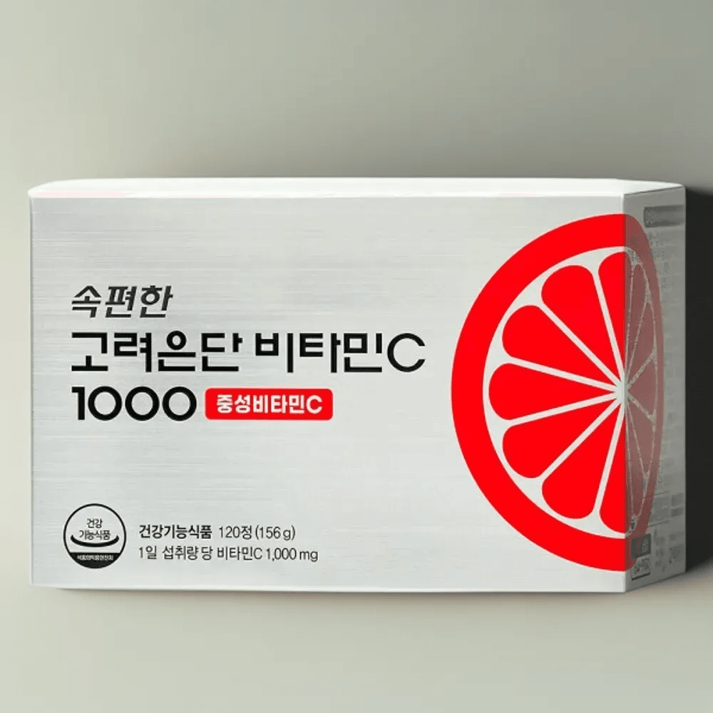 속편한 고려은단 <b>비타민C</b> 1000 <b>중성 비타민</b>씨 120정 (4개월분)
