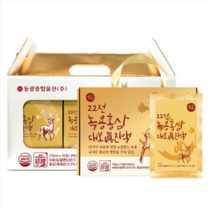 녹용 홍삼 엑기스 대보 진액 즙 30개입