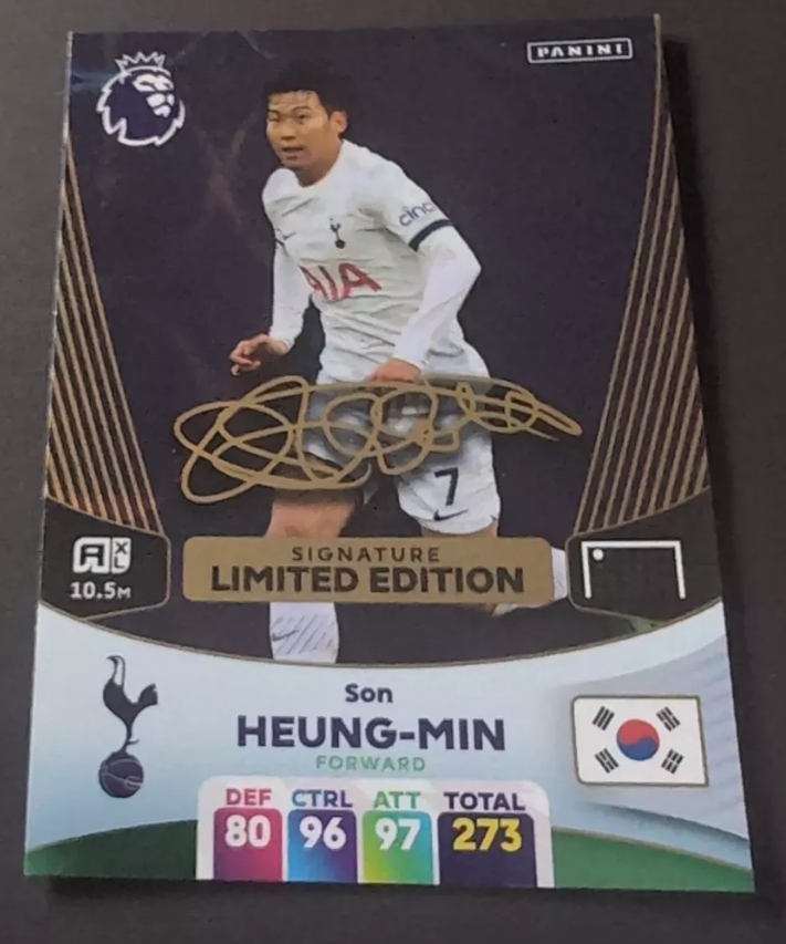 파니니축구카드 파니니카드 손흥민카드 축구선수카드