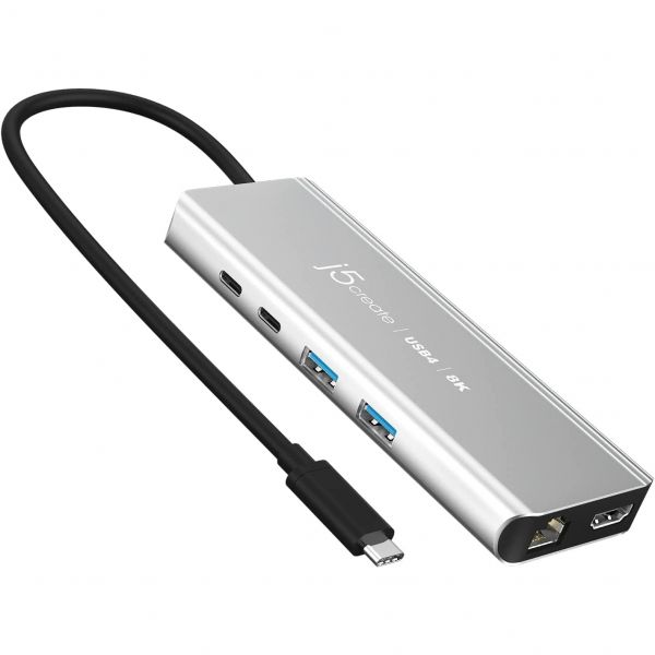 넥스트 [넥스트유]6 in 1 USB4 C타입 허브 HDMI 8K 멀티포트 2.5G랜 JCD403