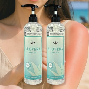 마담미쉘 알로에수딩젤 알로베라 퓨어 겔 사용법 보습제 탄피부복구 400ml, 2개