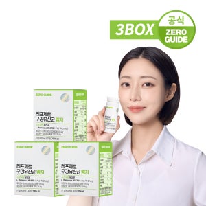 레프제로 구강유산균 엠지 유산균 MG 애플민트맛 30정, 3개